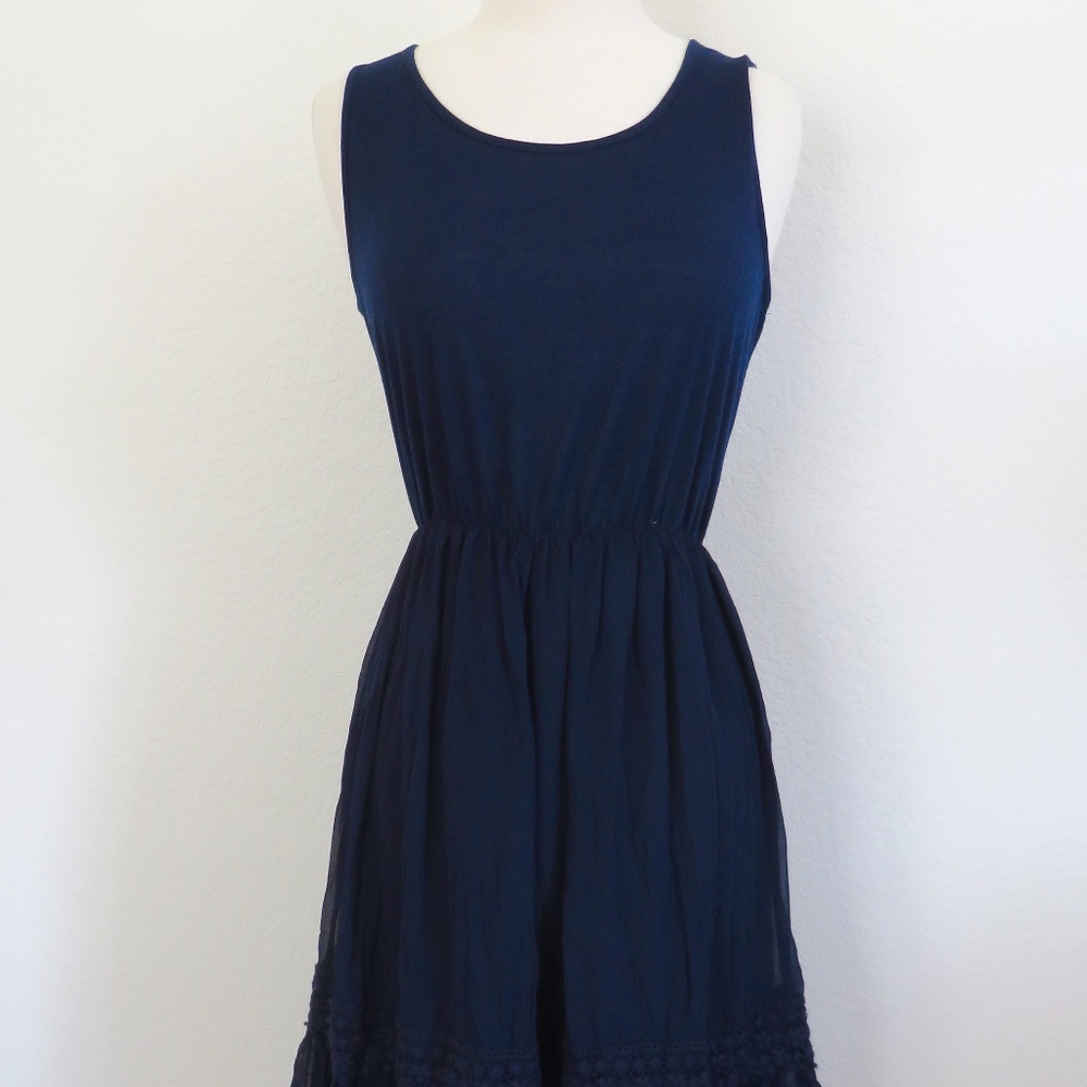Navy Slip Dress